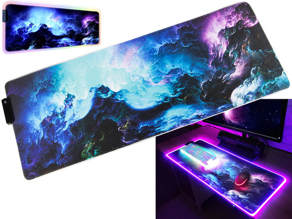 Háttérvilágítású játék egérpad led xxl