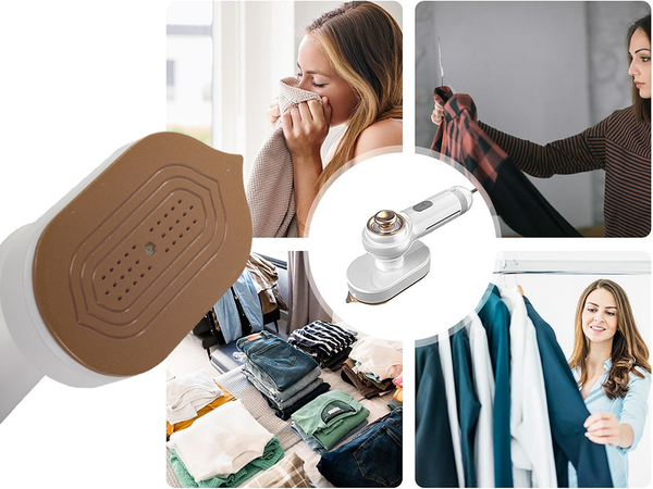 Mini călătorie haine fier portabil spălător cu mâner pivotant