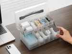 Organizador para cables y cargadores electrónicos caja de herramientas de pesca