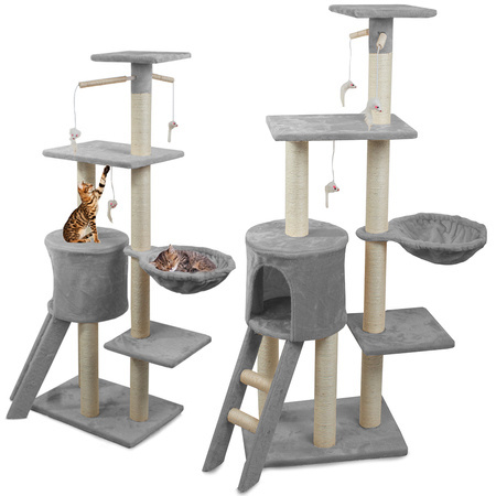 Cat tree tower cat scratching post 138cm