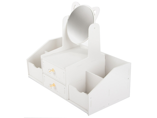 Cosmetics organiser mirror dressing table dressing table