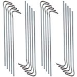 Tent piles holidays sidro zatiči jekla 18cm 20pcs kljuka amp zanke zatiči