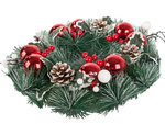 Dekorative weihnachtsgirlande rot und weiss dekorative weihnachtsgirlande