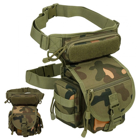 Hip pouch leg bag military tactical capacious military kidney