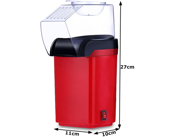 Popkornų gaminimo aparatas 1200w neriebaus oro aparatas