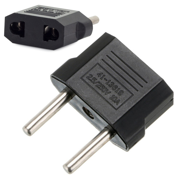 Adaptador de clavija adaptador de polaco a toma universal 125v - 250v 6a