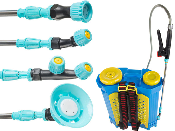 АККУМУЛЯТОРНЫЙ РАНЦЕВЫЙ ОПРЫСКИВАТЕЛЬ САДОВЫЙ С ДЛИННЫМ КОПЬЕМ 16 Л