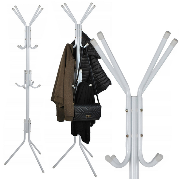 Clothes rack outerwear jackets floor hook arms