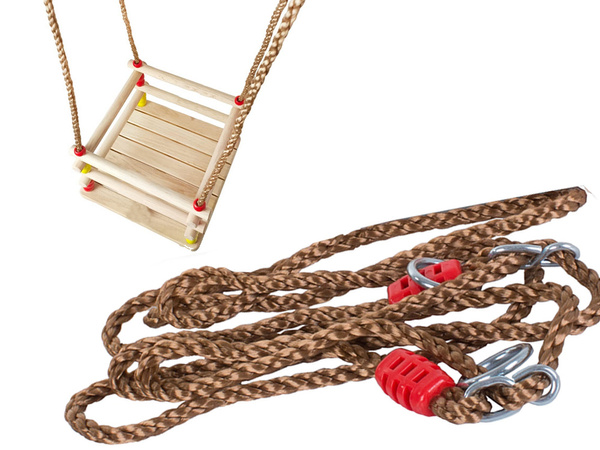 Balançoire de jardin pour enfants fauteuil à bascule garde-corps en bois pour jardin maison