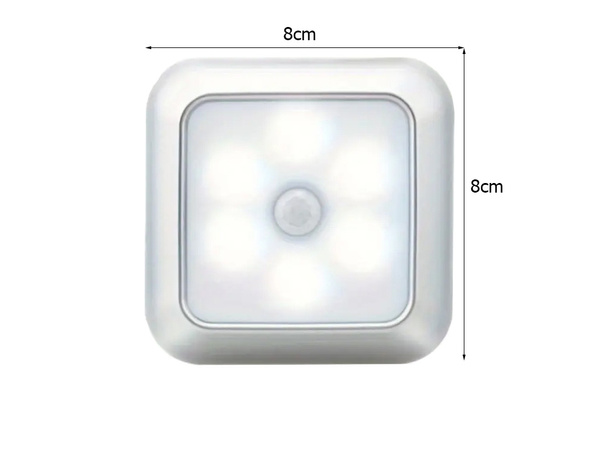 Autoadeziv detector de mișcare scara lumina de noapte a condus
