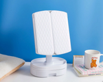 Espejo maquillaje led cosmetico iluminado espejo plegable de aumento