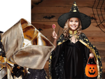 Maskeerija kostüüm halloween müts mütsiga