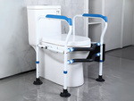 Poignée de toilette main courante réglable stable pour les personnes âgées