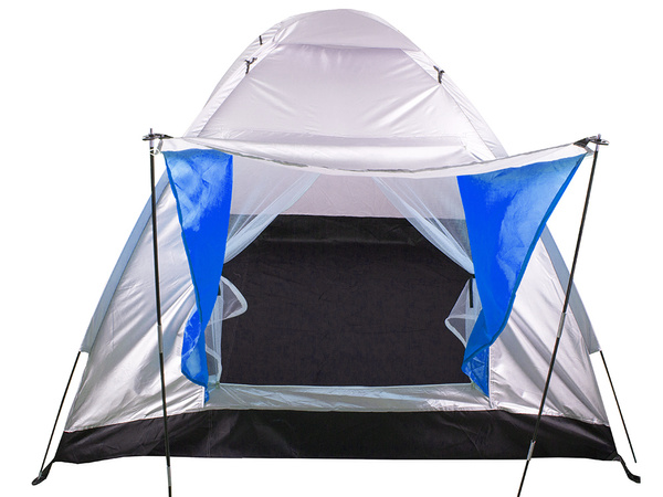 Tienda iglo para 4 personas con toldo camping playa
