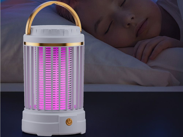 Szúnyogriasztó uv led újratölthető függő rovar lámpa 2 üzemmóddal, fénnyel