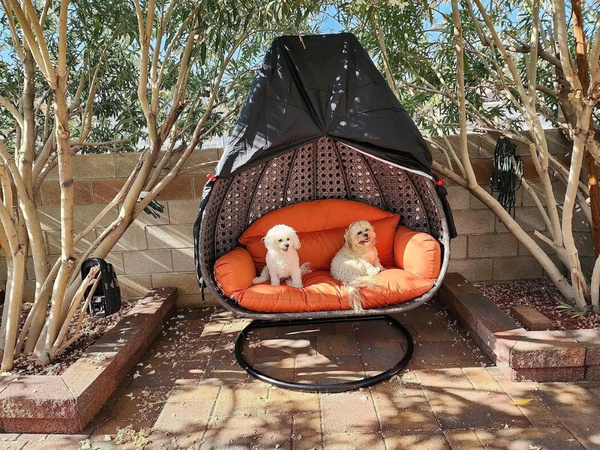 Kryt na závěsné křeslo cocoon zahradní houpačka vodotěsný kryt pouzdro