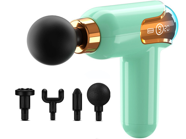 Mini pistolet de massage puissant pistolet de massage portable + 4 embouts