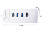Hub usb 3.0 port splitter 4 port splitter adapter adapter