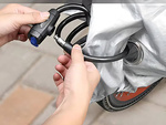 Protective water-resistant bike cover 200x110 cm solid
