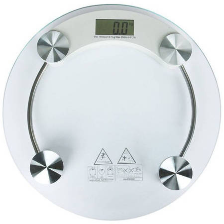 Elektroniskās pirtsvaras 180kg stikla lcd svari