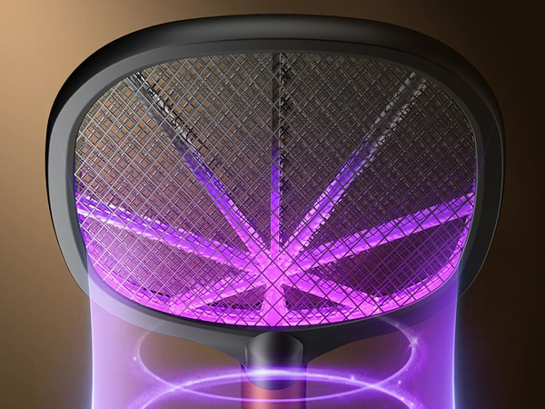 Electric fly swatter mosquito uv insecticide lamp with stand