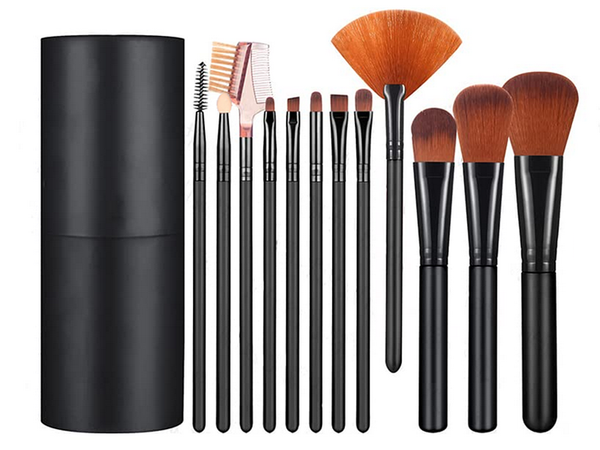 Set de pinceaux de maquillage professionnel 12 pièces