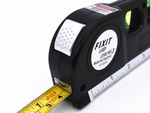 Precision laser spirit level with 2.5m measuring tape laser 3 led modes usb