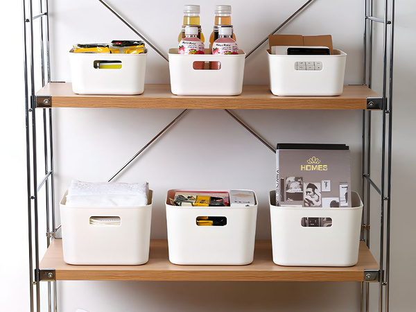 Coș de organizare pentru containere de depozitare cu mâner universal 18x25 cm