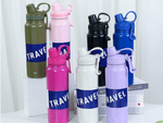 Termo térmico con asa, capacidad 700 ml, para bebidas frías y calientes.