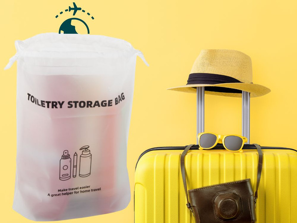 Geantă de machiaj pentru articole de toaletă organizator de călătorie pentru aeronave