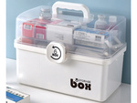 Medicines organiser container box medicine cabinet large zippered box