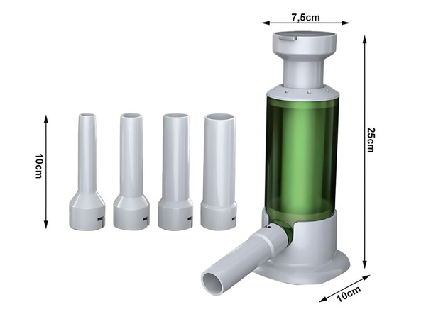Ročni polnilec klobas s 4 nasveti vertikalni brizgalni stroj