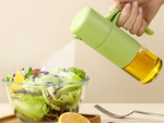 Distribuitor de ulei, ulei de măsline și oțet, sticlă cu pulverizator de 210 ml