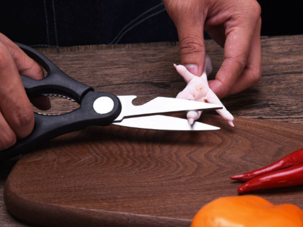 6-piece kitchen knife set kitchen scissors peeler steel