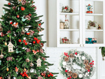 Girlande weihnachtskranz weihnachtsdekoration türdekoration fenster
