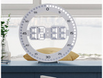 Reloj despertador led termómetro electrónico con alarma termómetro retroiluminado