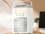 Stolný ventilátor s vodným zvlhčovačom usb rgb led 3 úrovne rýchlosti