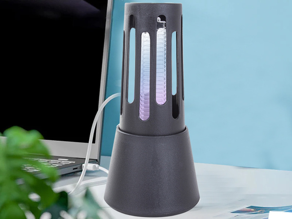 Insekticīda lampa odiem kukaiņiem, kukaiņiem, mušām uv efektīva 5w klusa birste