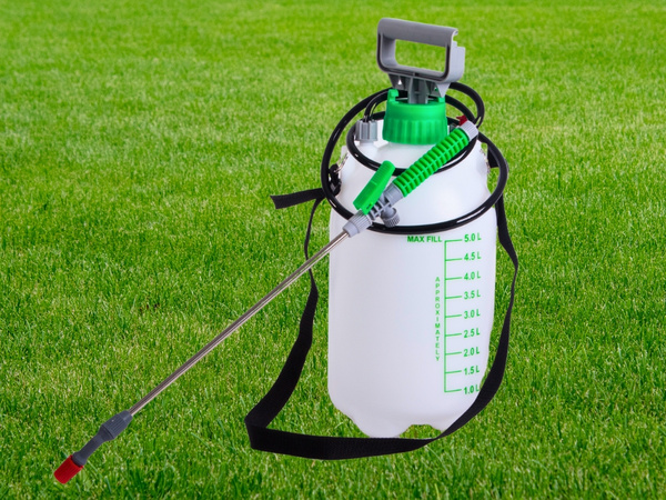 Zahradní ruční postřikovač 5 l + ramenní popruh