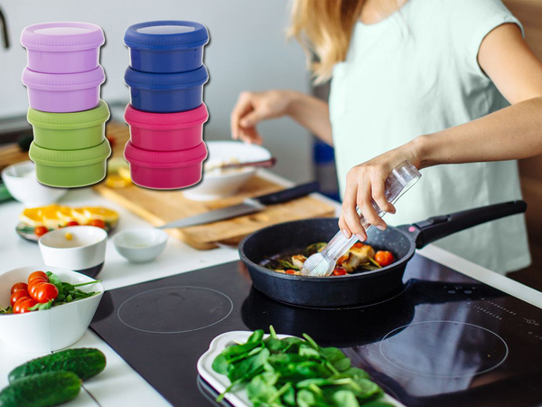 Nádoby na dipy omáčky 80ml 8ks veko obväzová súprava