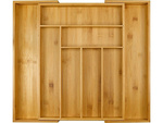 Insert de tiroir organisateur de couverts de cuisine en bambou 8 compartiments xl