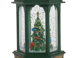 Linterna led decoracion arbol de navidad con purpurina