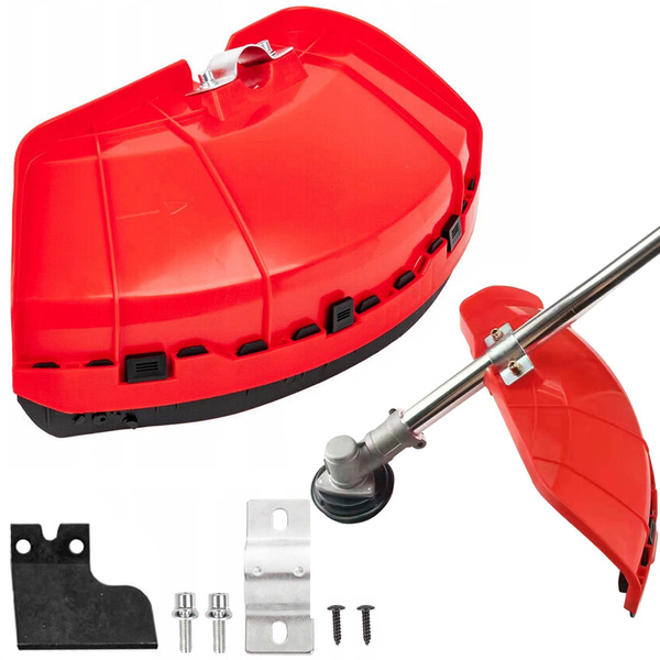 Cutterhead guard for petrol grass trimmers set of blades