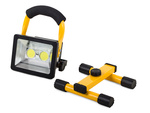 Halogen lampa przenośny 2 x led cob 30w akumulator