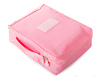 Make-up bag travel organiser pink