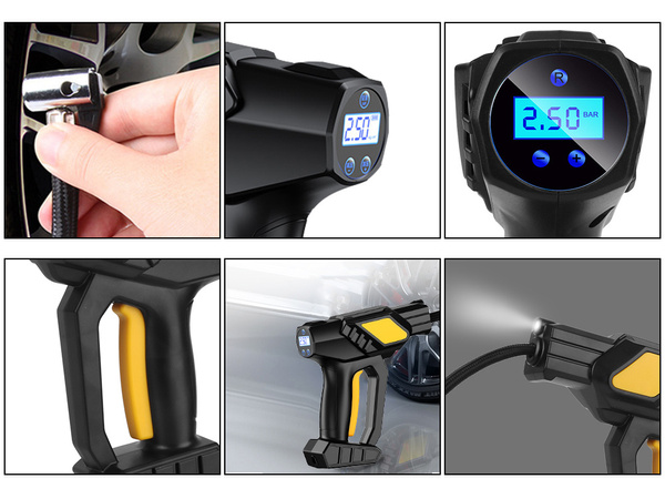 Compresor auto compresor de anvelope pompă portabilă fără fir