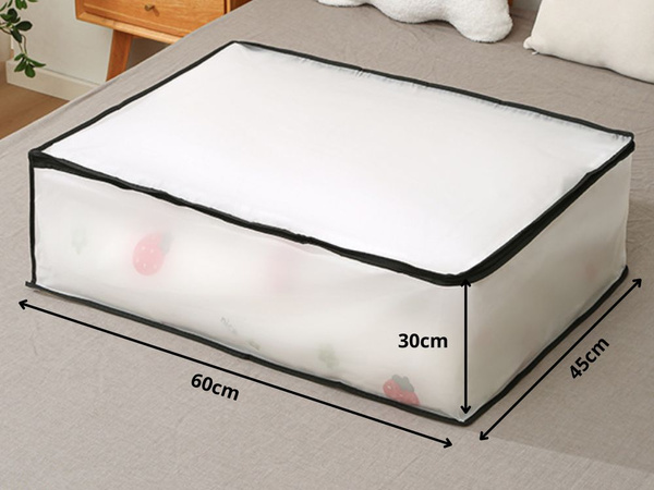 Organizador de ropa de cama cubo de la ropa manta funda con cremallera xl