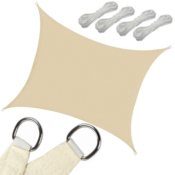 Sunshade téglalap alakú kerti vízálló vitorla 4x3m napellenző