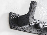 Vešiak do kúpeľne na oblečenie, uteráky, kuchynský vešiak loft wall 24,5 cm