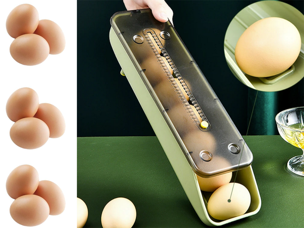 Contenedor caja de huevos organizador frigorífico bandeja de huevos